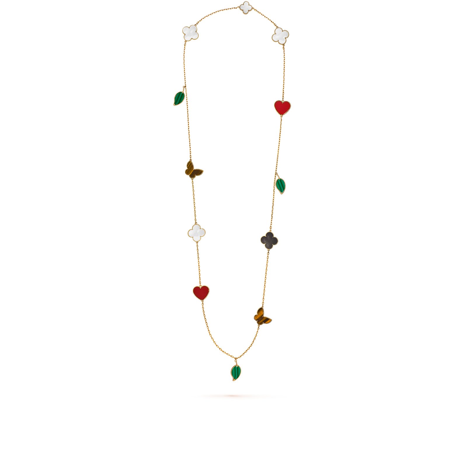 00d4afd906376e7f224413b585112de1ef5b010f VAN CLEEF ARPELS LUCKY ALHAMBRA LONG NECKLACE, 12 MOTIFS VCARD80100 - Image 1