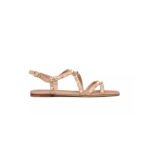 VALENTINO CALFSKIN ROCKSTUD SANDAL WITH STRAPS 5W2S0HR8VOD_GF9