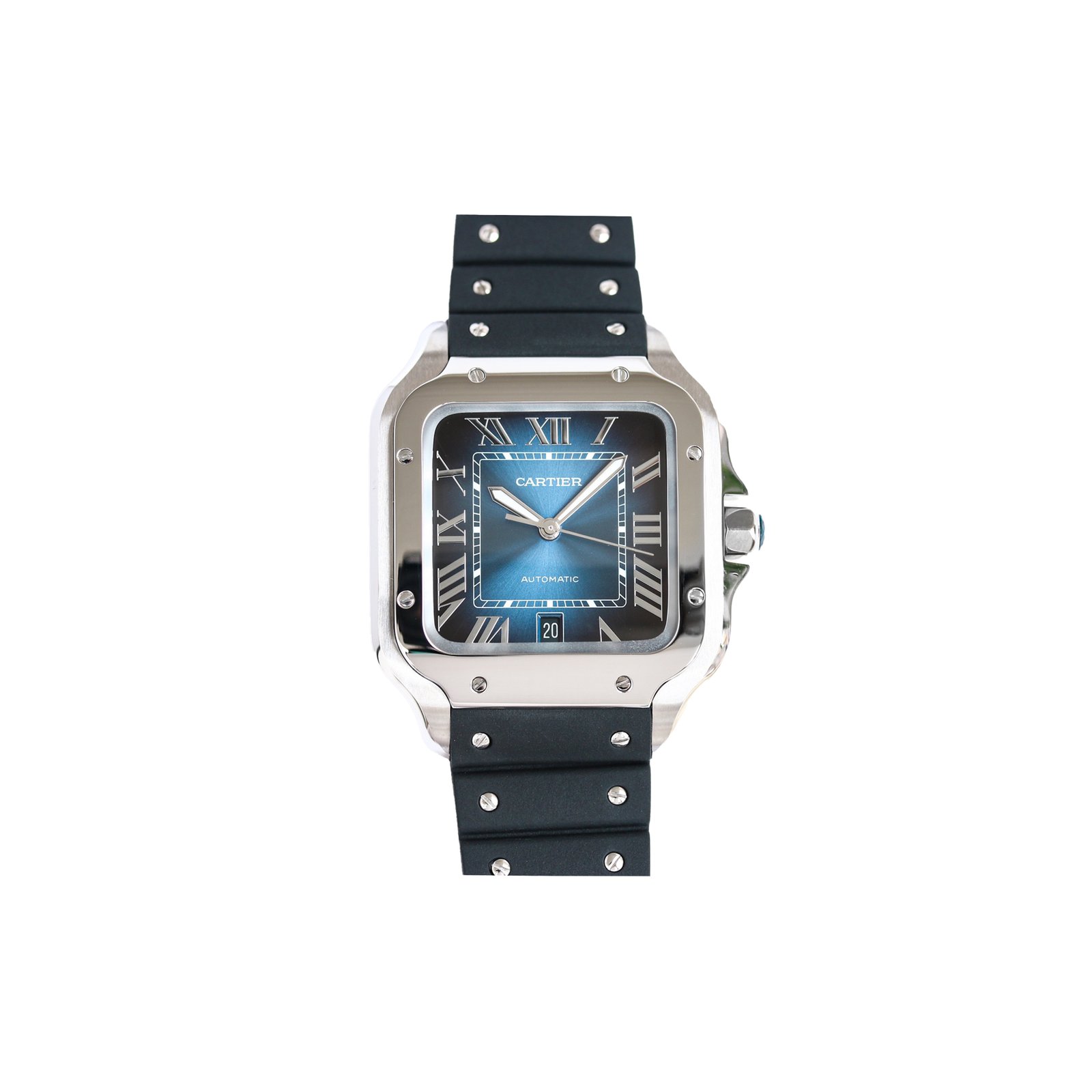 0105042271f304c85cb9686396b8d99fbc7cc7a4 CARTIER SANTOS WATCH WSSA0030 - Image 1