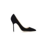 MANOLO BLAHNIK BB BLACK SUEDE POINTED TOE PUMPS�9XX-0417-0016