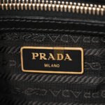 PRADA SAFFIANO LUX LARGE DOUBLE ZIP TOTE BLACK (36*29*18cm) - Image 4