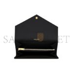 YSL CASSANDRE MATELASS� LARGE FLAP WALLET IN GRAIN DE POUDRE LEATHER�372264BOW011000 (19*11*3cm) - Image 4