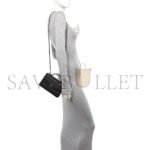 CHANEL CAVIAR QUILTED LONG CC VANITY CLUTCH WITH CHAIN BLACK (19.5*17*5cm) - Image 2