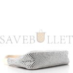 PRADA SATIN CRYSTAL MINI RE-EDITION BAG WHITE (23*16*8cm) - Image 3