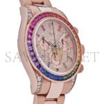 ROLEX DAYTONA 'RAINBOW' ROSE GOLD PAVE DIAMOND DIAL WATCH 116595RBOW - Image 5