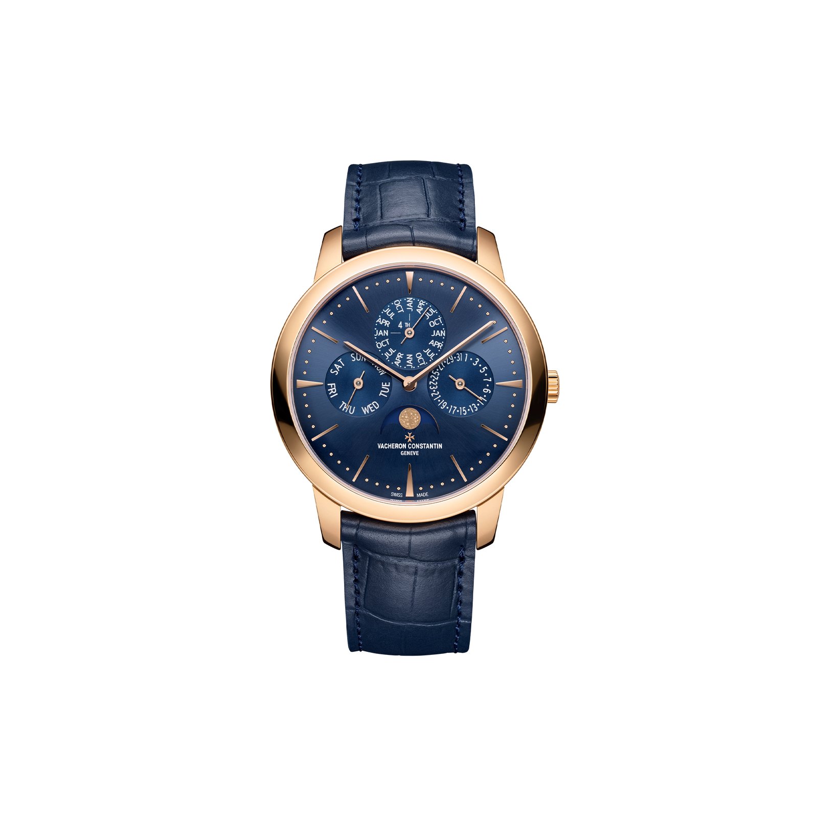 03c8e3b5e74c0b8d243f04c721d0596b9e709661 VACHERON CONSTANTIN PATRIMONY PERPETUAL CALENDAR ULTRA-THIN 41 MM PINK GOLD WATCH 43175/000R-B519 - Image 1