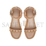 VALENTINO ROCKSTUD FLATFORM SANDAL IN CALFSKIN 45MM 6W2S0GI3BAE_P45 - Image 4
