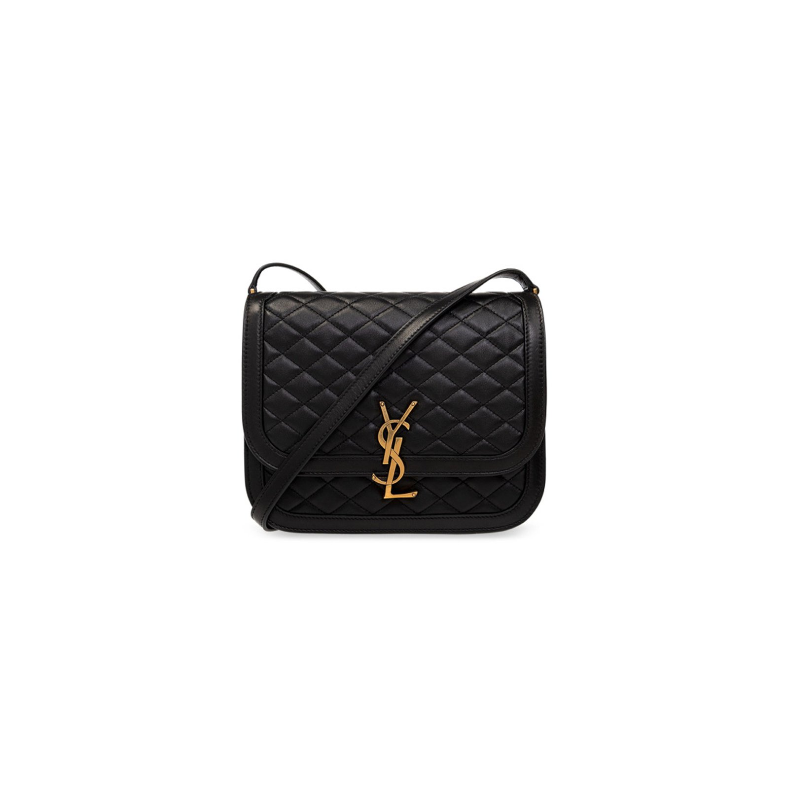 0443ffcf3fea8cb7923a04e33c87675dd8a368df YSL SOLFERINO MEDIUM SATCHEL IN LEATHER 733704AABRT1000 (22*18*5cm) - Image 1