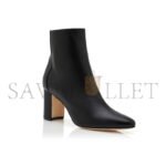 MANOLO BLAHNIK ROSIE BLACK NAPPA LEATHER ANKLE BOOTS 219-0385-0003 - Image 2