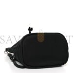 PRADA SAFFIANO TESSUTO NYLON VELA BUCKET WRISTLET BLACK (22*15*10cm) - Image 3