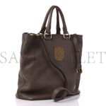 PRADA VITELLO DAINO SHOPPING TOTE PALISSANDRO (35*34*13cm) - Image 2