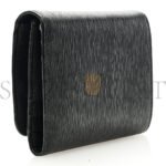PRADA VITELLO MOVE TRI-FOLD COMPACT WALLET BLACK (11*10*1cm) - Image 3