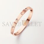 CARTIER BRACELET LOVE, MOD�LE CLASSIQUE, FINITION BROSS�E, 4 DIAMANTS B6080017 - Image 6