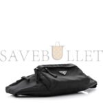 PRADA TESSUTO NYLON BELT BAG BLACK (33*18*4cm) - Image 3