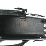 YSL SAC DE JOUR CROC EMBOSSED DARK GREEN 1256125 (26*20.5*12.5cm) - Image 4