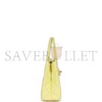 CHANEL KELLY YELLOW SHINY AGED CALFSKIN BRUSHED GOLD HARDWARE AS4416 (19*13*7cm) - Image 5