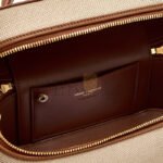 YSL GABY MINI VANITY BAG IN CANVAS AND LEATHER 834213FAC7T9856 (18*11*6.5cm) - Image 4