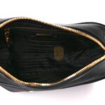 PRADA VITELLO PHENIX CAMERA BAG BLACK (20*15*8cm) - Image 4