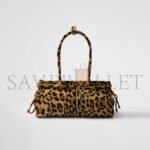 PRADA MEDIUM PRINTED LEATHER HANDBAG 1BA426 (32*15.5*12cm) - Image 4