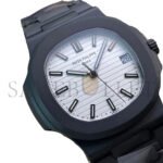PATEK PHILIPPE NAUTILUS VERSION DIAMOND CARBON COATED CASE WATCH 5711A - Image 4