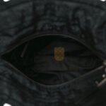 PRADA TESSUTO NYLON JACQUARD TOTE BLACK (22*20*8cm) - Image 4