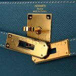 HERM�S MASTER EPSOM KELLY SELLIER 28 NEW BLUE JEAN (28*22*10cm) - Image 6