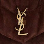 YSL PUFFER MEDIUM IN SUEDE 577475154360 (35*23*13.5cm) - Image 5