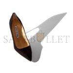 MANOLO BLAHNIK BB BLACK SUEDE POINTED TOE PUMPS�9XX-0417-0016 - Image 3