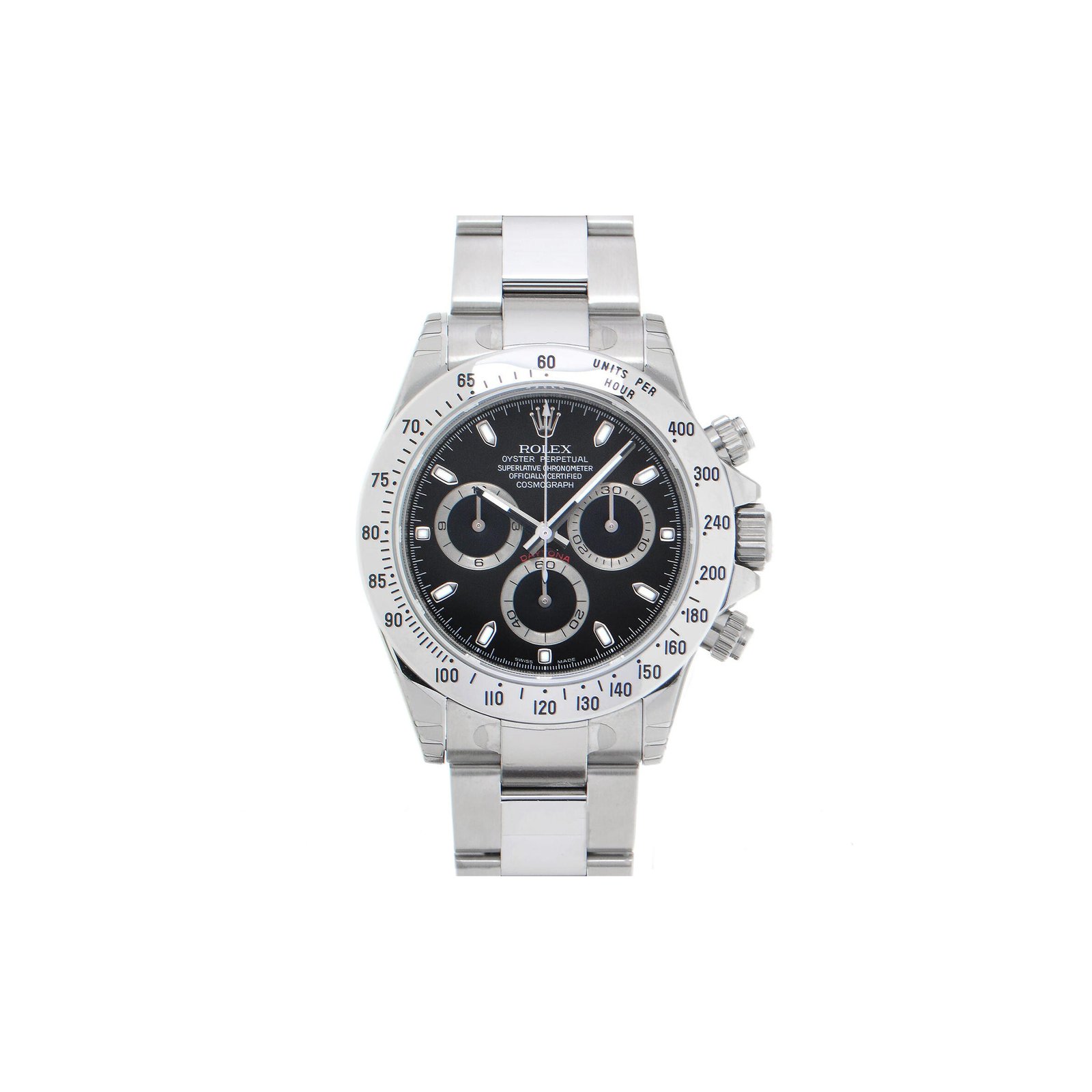 0a56077d26c8a6ccd2740e6df544017e419f4b5e ROLEX DAYTONA BLACK DIAL 40MM WATCH 116520 - Image 1