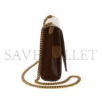 YSL KATE MEDIUM CHAIN BAG IN PATENT LEATHER 364021512204 (24*14.5*5.5cm) - Image 3