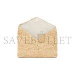YSL CASSANDRE LARGE ENVELOPE POUCH IN RAFFIA�786074GAAEX2080 (29.5*18*4.5cm) - Image 5