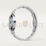 CARTIER PASHA STEEL 30MM SILVER DIAL ON BRACELET QUARTZ WATCH WSPA0021 - Image 2