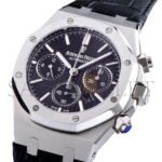 AUDEMARS PIGUET ROYAL OAK SERIES BLACK PLATE BELT WATCH 26331 - Image 2