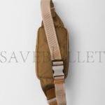 PRADA RE-NYLON AND LEATHER BELT BAG 2VL977 (21*12.5*4.5cm) - Image 5