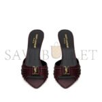 YSL BABYLONE MULES IN SMOOTH LEATHER 819075AAEHF6629 - Image 2