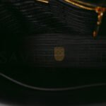 PRADA SAFFIANO LUX LOGO EMBOSSED LARGE HANDBAG BLACK (33*25*11cm) - Image 4