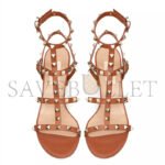 VALENTINO ROCKSTUD CALFSKIN ANKLE STRAP SANDAL 60MM 4W2S0491VBP_HG5 - Image 4