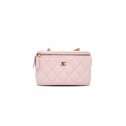 CHANEL VANITY SMALL PINK CAVIAR AP1141(16.5*10*8cm)