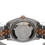 ROLEX STAINLESS STEEL 18K EVEROSE GOLD DIAMOND 36MM OYSTER PERPETUAL DATEJUST WATCH PINK JUBILEE 116231 - Image 3