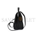 YSL CASSANDRA MEDIUM TOP HANDLE BAG IN CROCODILE-EMBOSSED SHINY LEATHER 578000546632 (24.5*20*11.5cm) - Image 4