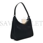 PRADA TESSUTO NYLON SAFFIANO MINI RE-EDITION 2005 BAG BLACK (22*17*6cm) - Image 2