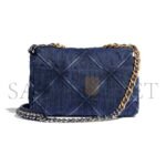 CHANEL 19 FLAP BAG IN DENIM AS1160 (26*16*9cm) - Image 2