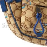 GUCCI SMALL EMBROIDERED SNAKE CROSSBODY BAG 802096FAD848774 (34*15*10cm) - Image 6