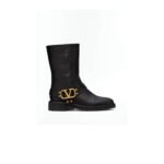 VALENTINO VLOGO SIGNATURE CALFSKIN ANKLE BOOT 30MM 5W2S0JK6DSH_0NO