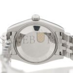 ROLEX STAINLESS STEEL 18K WHITE GOLD 31MM OYSTER PERPETUAL DATEJUST WATCH BLUE ROMAN 178274 - Image 3