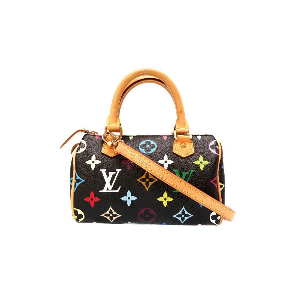 0f963a8909ef6584c0dc94c1800d8b3d4e4de737 Louis Vuitton Monogram Multicolor Mano Speedy M92644 M92645 - Image 1
