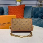 Louis Vuitton Monogram Reverse Canvas Dauphine Chain Wallet M68746 - Image 4