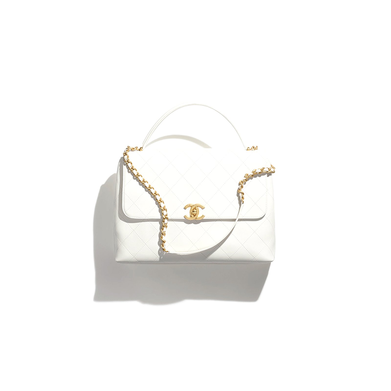 11ca6d361eeb9ff8383348d4c03683cfeb54903d CHANEL MAXI FLAP BAG WITH TOP HANDLE AS5543 (37*26*10cm) - Image 1