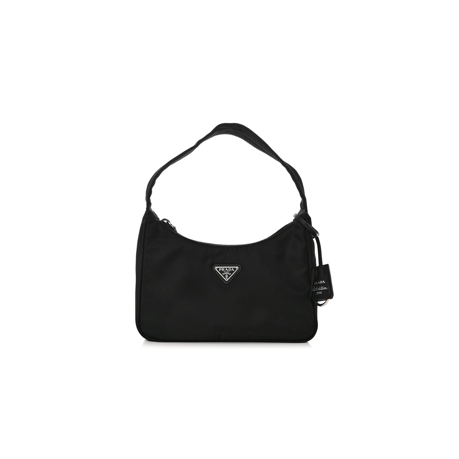 11e8af64b294e21730056c56b47217412e5e4f51 PRADA TESSUTO NYLON MINI RE-EDITION 2000 BAG BLACK (22*16*6cm) - Image 1