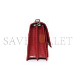 YSL SUNSET MEDIUM CHAIN BAG IN CROCODILE-EMBOSSED SHINY LEATHER 442906DND0N6805 (22*16*6.5cm) - Image 3